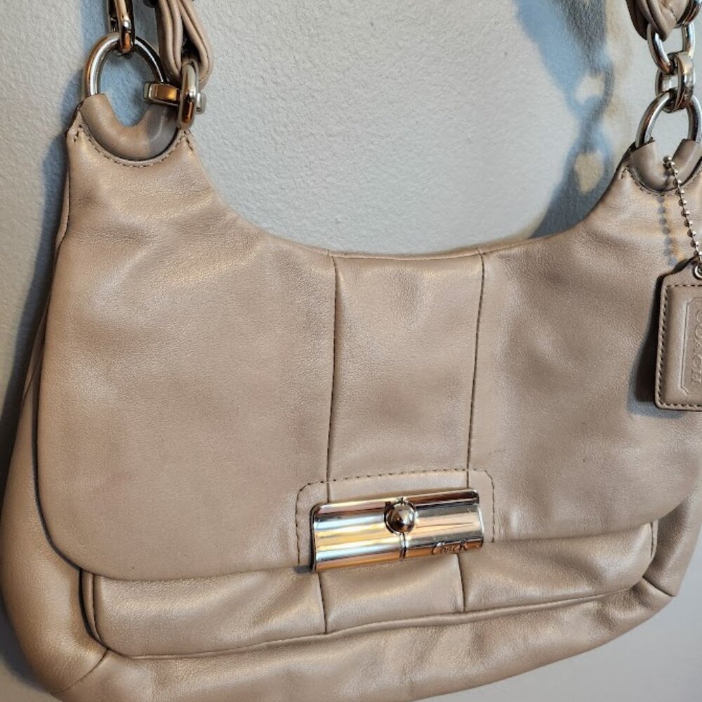 Coach Kristin Hobo Bag Tan Leather multi-strap - Picture 2 of 10